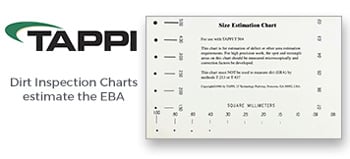 Tappi Size Estimation Chart